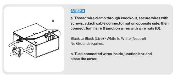Step 3: Wiring connections