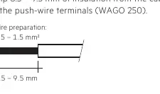 Wiring preparation