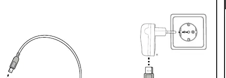 Connecting the wireless charger to a power adapter.