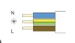Wiring diagram for the LED floodlight