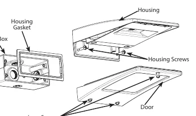 Junction Box Mount assembly diagram