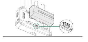 NP-F battery installation
