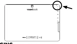 Power button location