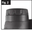 Eyecup in 'Down' position