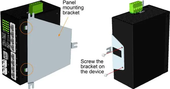Panel mounting procedure