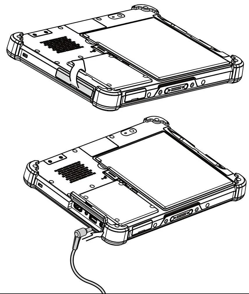 Releasing the battery from shipping mode and charging.