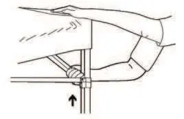 Locking the leg poles