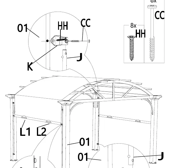 Inserting the guide tube