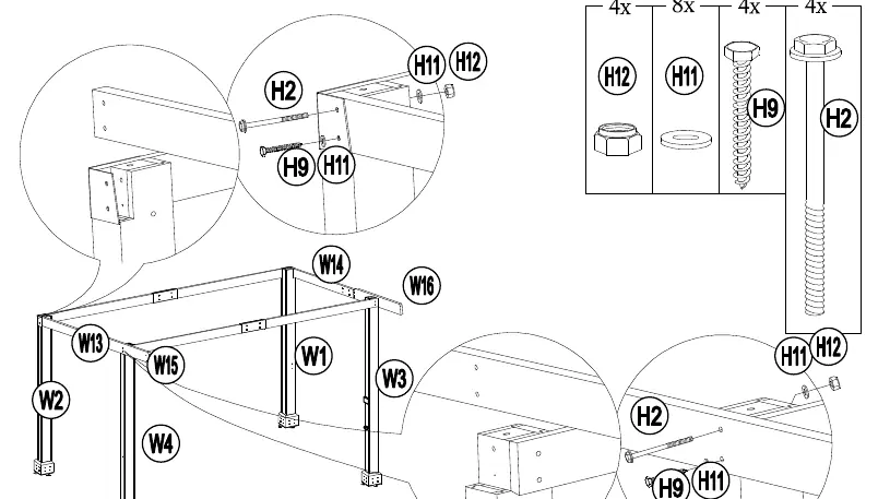 Step 8: Frame assembly