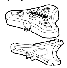 Separating the foot pedal from the base