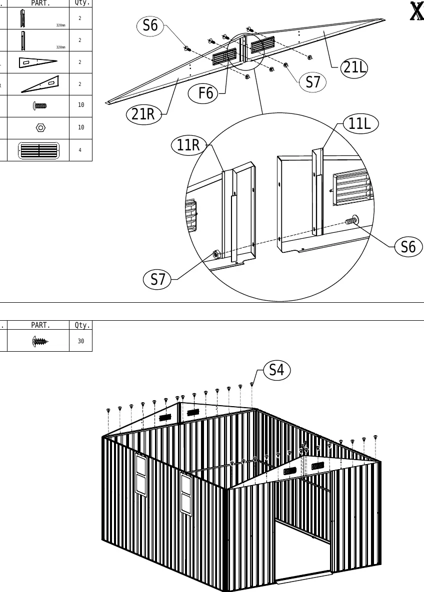 Roof truss assembly