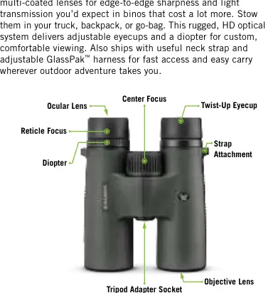 Binocular parts identification