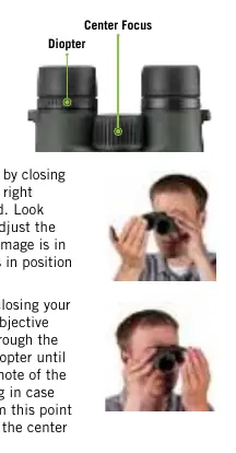 Focusing the binocular