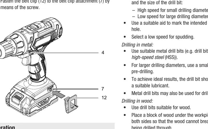 Mounting the belt clip
