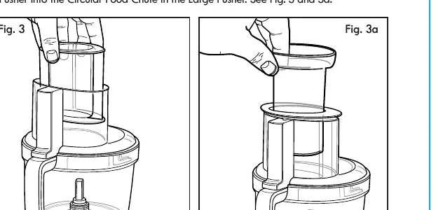 Food pusher assembly