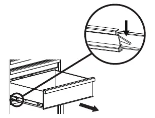 Removing the drawers
