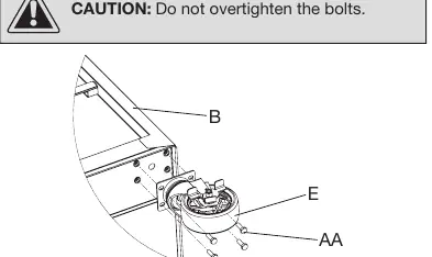 Attaching the casters