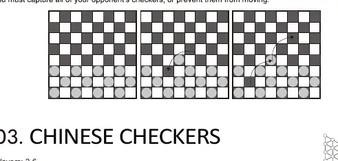 Checkers movement diagram