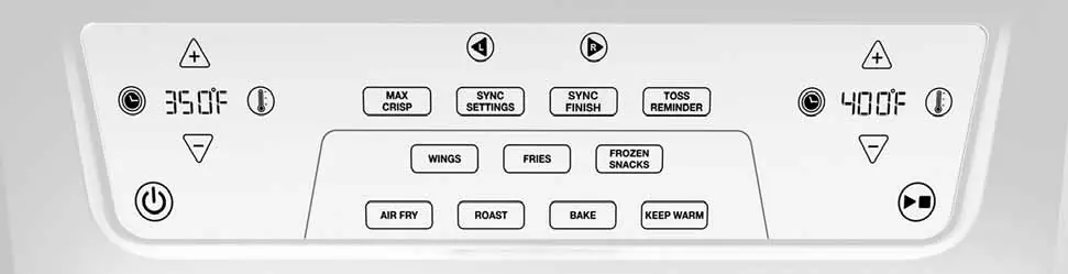 Digital Control Panel layout