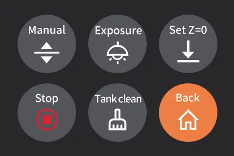Leveling interface controls