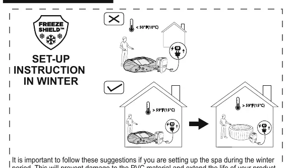 Winter setup instructions