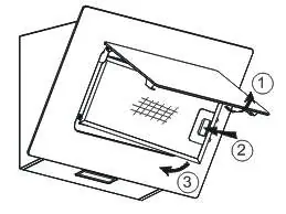 Removing the grease mesh filter