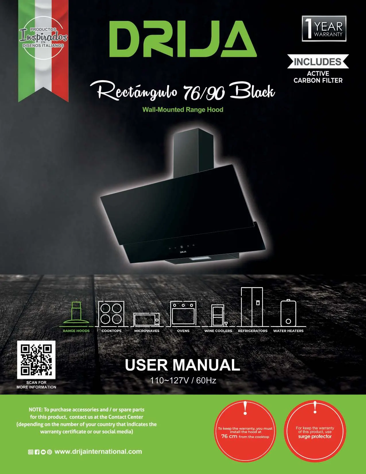 Review the product manual and installation requirements.
