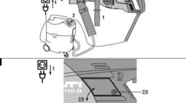 Connecting to vacuum cleaner