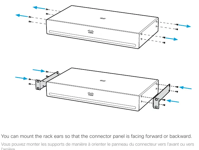 Rack mounting the codec