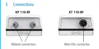 Connector types for different KISTOCK models