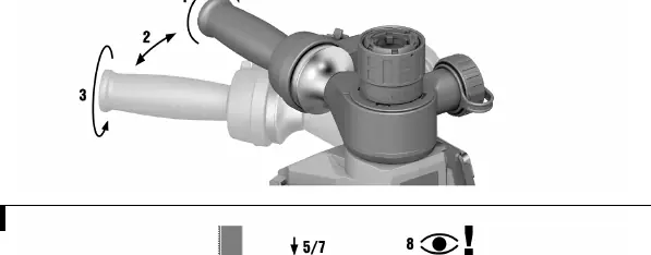 Side handle adjustment