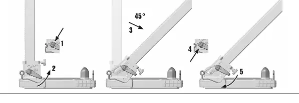 Adjusting the drilling angle