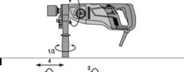 Adjusting the side handle