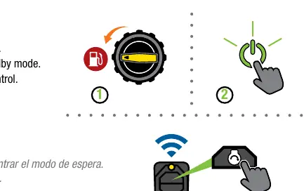 Wireless start procedure