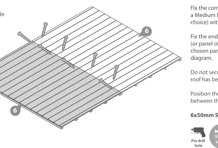 Step 2: Floor panel assembly