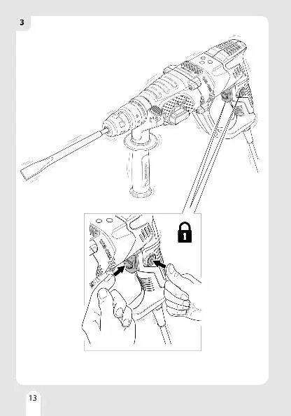 Using the lock-on button