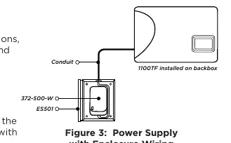 Power Supply with Enclosure Wiring