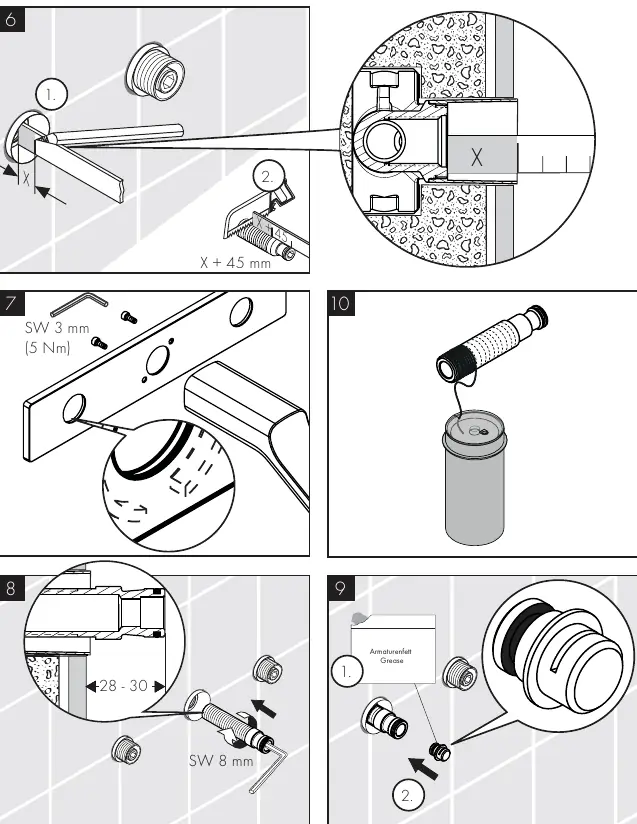 Final assembly and tightening steps