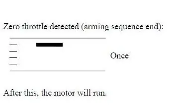 Arming sequence indicator