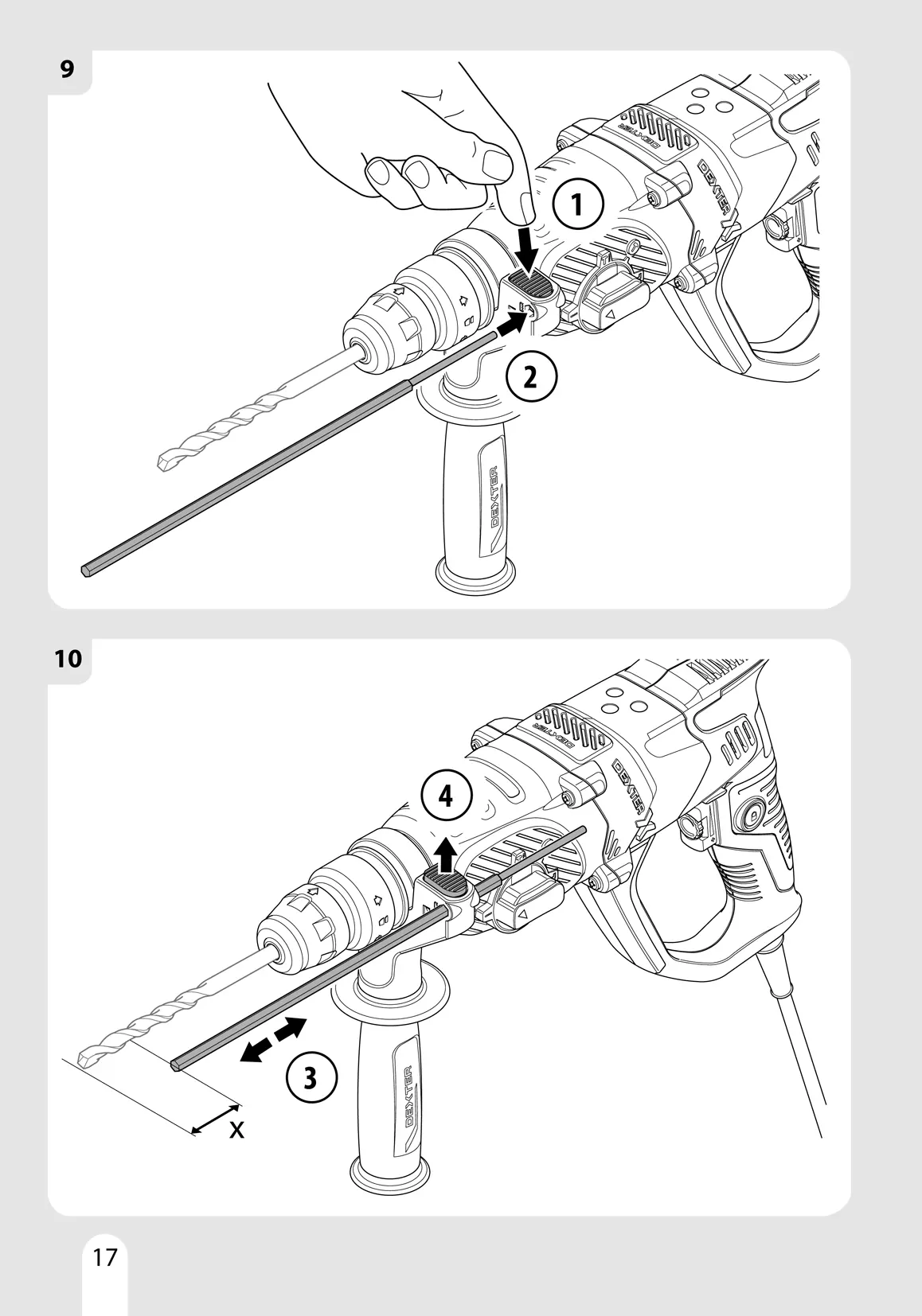 Using the depth stop