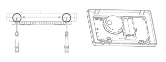 Battery placement in the Room Thermostat