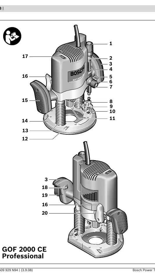 GOF 2000 CE Professional components identification