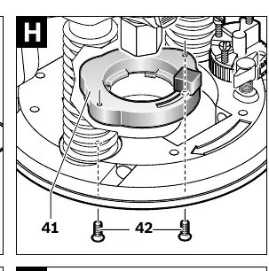 Installing the guide bushing adapter (Figure H)