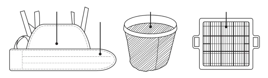 Filter and bag components