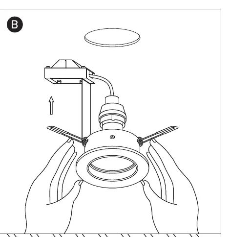 Step B: Inserting the fixture