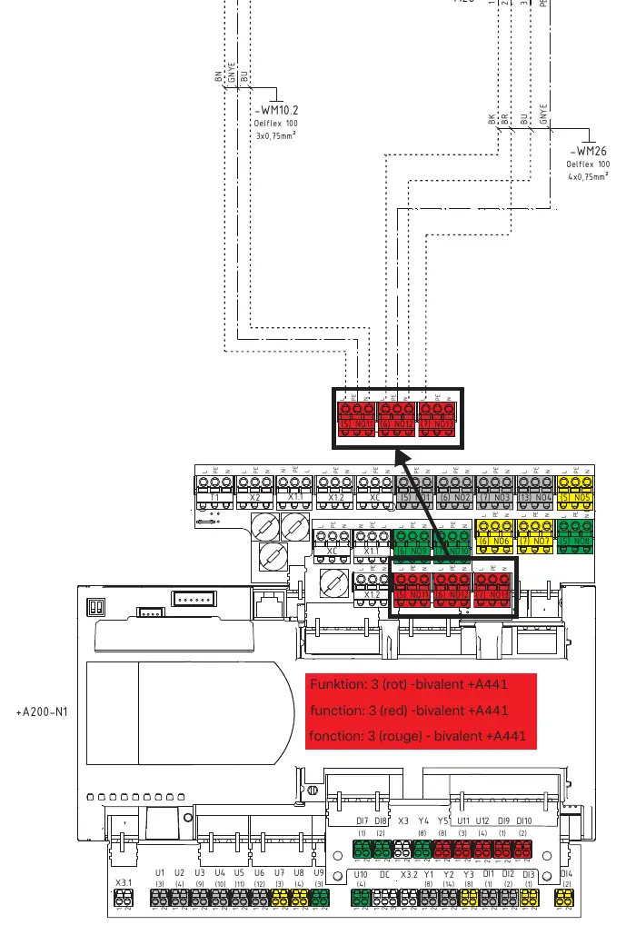 Bivalent heat generator plug-in wiring diagram.
