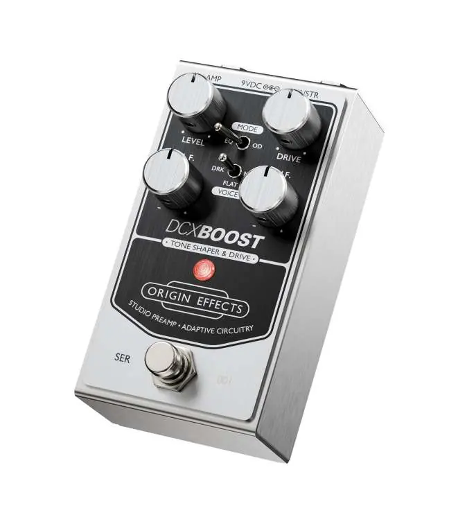 Origin Effects DCX BOOST pedal layout