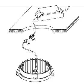 Step 3: Connect the driver and the lamp.