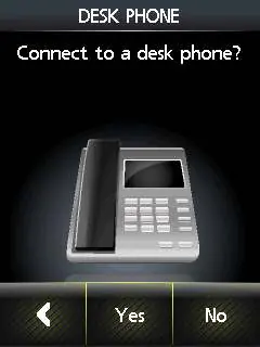 Selecting manual desk phone setup
