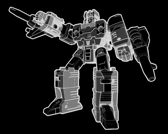 Decepticon Frenzy (Red) in robot mode